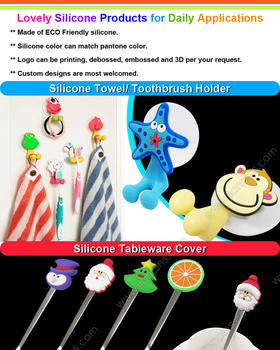 Lovely Silicone Key Covers, Towel Holders, Jewelry And Other Items From JIAN
